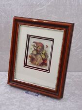 M.J. Hummel Design 3D Papier Wandbild in Holz Rahmen Vintage - 31 cm x 26 cm