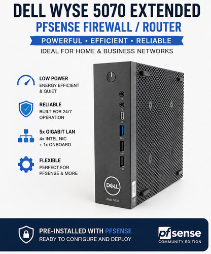 Pfsense firewall dell - dell, wyse