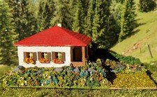 RS Spitaler H0 Holz 6428 Landhaus mit Steingarten  Haus alt antik 50er Jahre