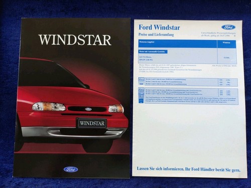 Ford windstar prospekt 1995 - ford,