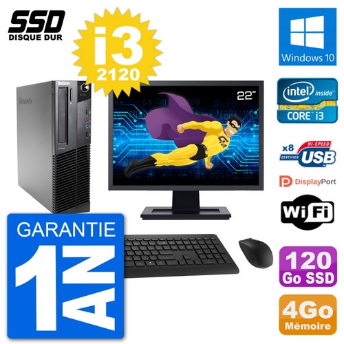 Lenovo m92p sff desktop - m92p, 22"