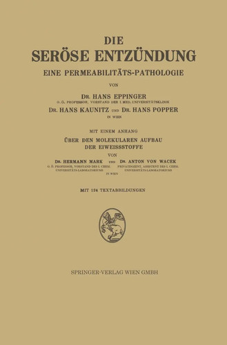 Hans eppinger die - eppinger, (u.