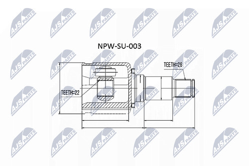 Nty npw 003 gelenksatz - npw-su-003,