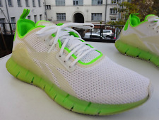 REEBOK ZIG Herren Schuhe Sneaker Textil Weiß Limette Gr.45,5(UK11) Neuw