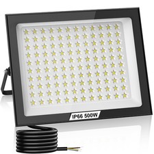 LED Fluter Außen Strahler Scheinwerfer Baustrahler 230V 100W 200W 300W 500Watt