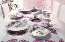 Karcher Tafelservice Orchidee 49-teilig für 6 Personen spülmschinengeeignet