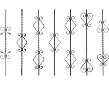 Schmiedeeisen Zaunstab 12x12