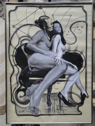 Akt pastell frauenpower - pastell,