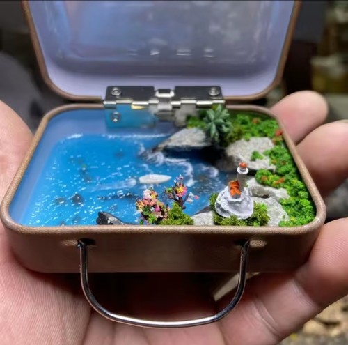 Miniatur-Fertiggelände