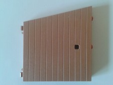 Playmobil  X-System Forsthaus Wand braun 4207  Ersatzteil 
