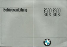 BMW E3 2500 2800 3.0S 3.0Si