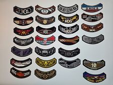 Harley Davidson Aufnäher Patch Harley Owners Group HoG unterschiedliche Jahre