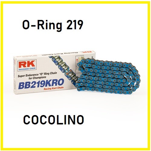 Ring kette 219 - o-ring, blau