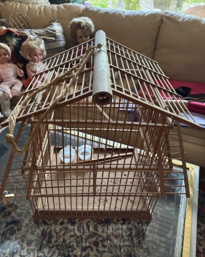 Antik vogelkäfig käfig - vogelkäfig,