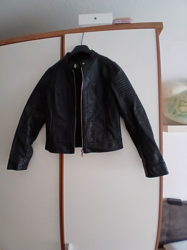 Mädchen lederjacke imitat - lederjacke,
