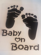 Baby on Board Aufkleber 1 Paar