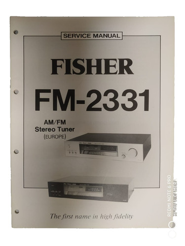 Fisher service manual - fisher,