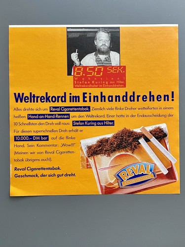 Reval tabak weltrekord - weltrekord, im