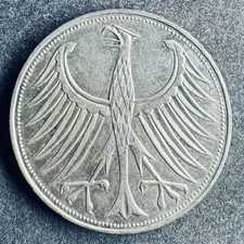 5 Mark 1961 D BRD Silberadler