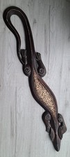 Bali Holzfigur Wanddeko Gecko