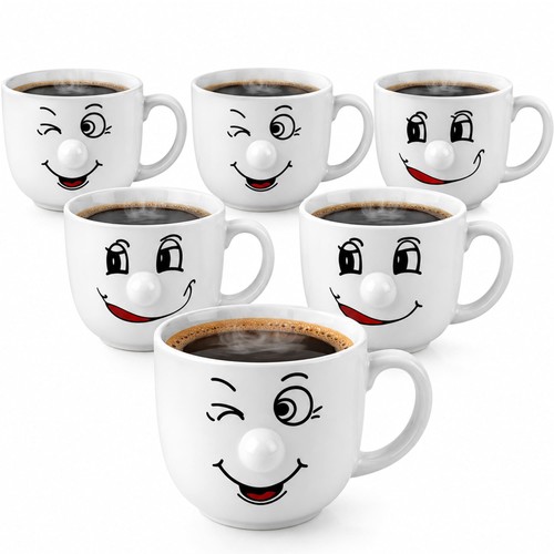 6er set xxl kaffeetassen - 6er,