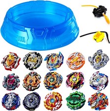 8er Burst SET + Arena 45cm + 4 Launcher KREISEL FÜR BEYBLADE Burst Rise GT Arena