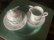 Eschenbach Grüne Ranke Brunhilde Milchkännchen Zuckerdose tadellos