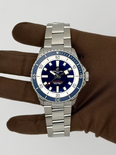 Breitling superocean 42mm blue - breitling,
