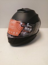 Motorradhelm VINZ Santos Klapphelm mit Sonnenblend in Schwarz Größe L