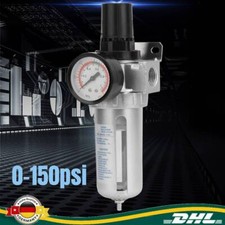 Druckluft 1/2" Druckminderer Wasserabscheider Öler Filter Kompressor