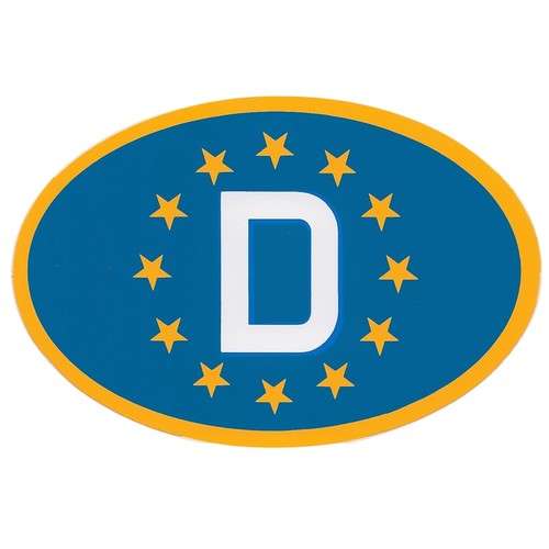 Europa euro d schild - cm,