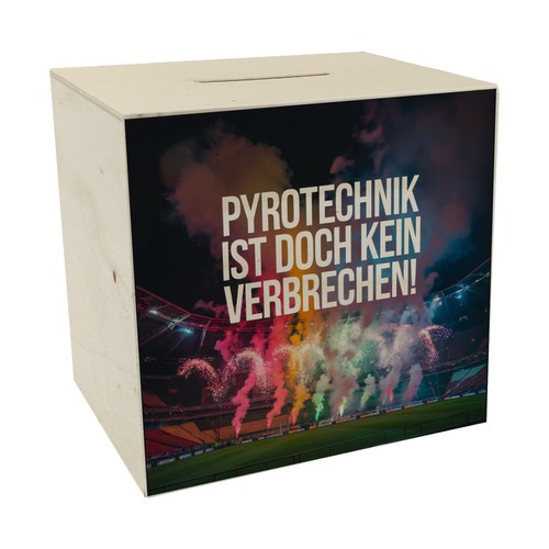 Pyrotechnik stadion spardose - pyrotechnik,