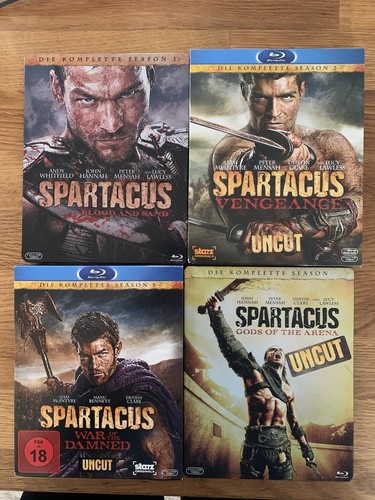 Spartacus blu ray komplette - spartacus, blu-ray