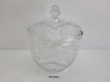 Bowlegefäß massives Glas