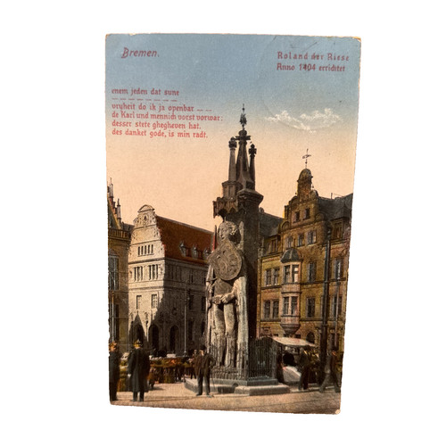 Ansichtskarte postkarte bremen - ansichtskarte,