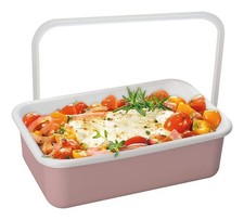 Auflaufform Frischhaltedose Backform Emaille Honey Ware 740ml Rosa CTNG-M.AP