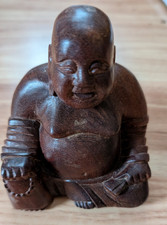 Budda Figur sitzend, Handarbeit, ca. 12 cm hoch