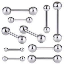 ZUNGE PIERCING STAB GERADE BAR