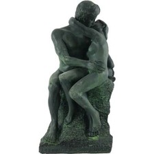 Der Kuss 15cm bronziert nach