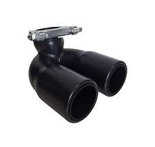 Auspuffblende schwarz für