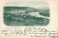 Ansichtskarte Waldshut vom Haspel gesehen 1900  (Nr.758) -II