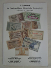 alter Auktionskatalog über