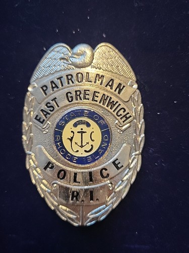 Obsolete police badge - police,