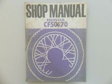 original Honda CF 50 70 Werkstatthandbuch Reparaturanleitung Handbuch manual1973