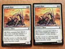 MTG Magic 2x Lymph Sliver (Time Spiral Remastered) M/NM Eng