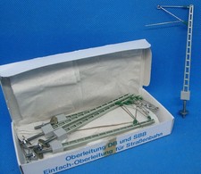 Sommerfeldt 127 Gitterstreckenmast m. langen Seitenhalter 10 Stück OVP neuwertig