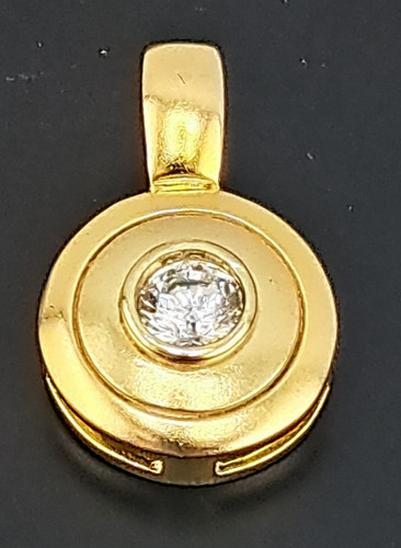 Kettenanhänger gelbgold 333 - kettenanhänger,