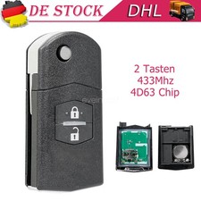 2 Tasten Klapp Funk Schlüssel