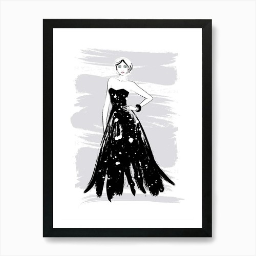Dancing girl kunstdruck - dancing,