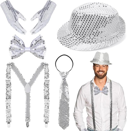 Herren glitzer kostüm - herren, set